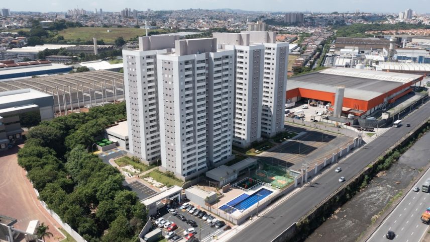 Prédios construídos pela Emccamp em Santo André (SP); empresa quer chegar a lançamentos no valor de R$ 2 bi até 2027 (Foto: Divulgação/Emccamp)