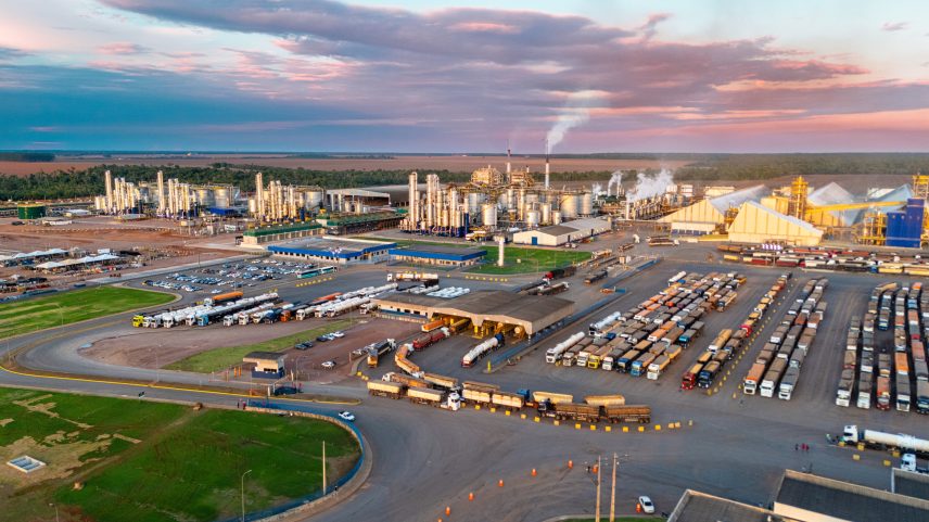 Biorrefinaria responde por cerca de 17% da produção nacional do biocombustível, segundo dados da União Nacional do Etanol de Milho (Unem) e da Sociedade de Consultoria em Agronegócio (SCA Brasil). (Foto: Inpasa/Divulgação)