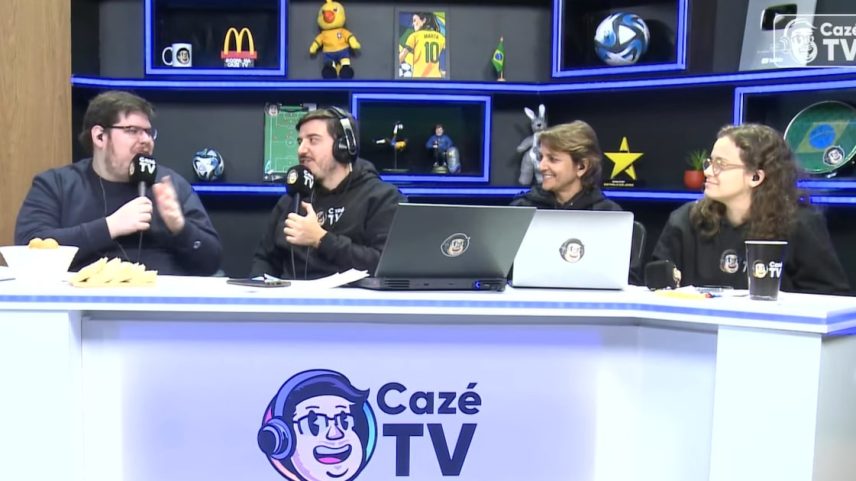 CazéTV transmitiu a Copa do Mundo Feminina 2023 e, recentemente, o Mundial de Clubes. Foto: Como o Grupo Globo só comprou metade do torneio, ou seja, 52 jogos, neste momento 50% da Copa é exclusiva do streaming que pertence à agência Livemode, responsável pela comercialização de transmissão e publicidade. Outras empresas ainda podem adquirir pacotes nos próximos meses. (Foto: Reprodução)
