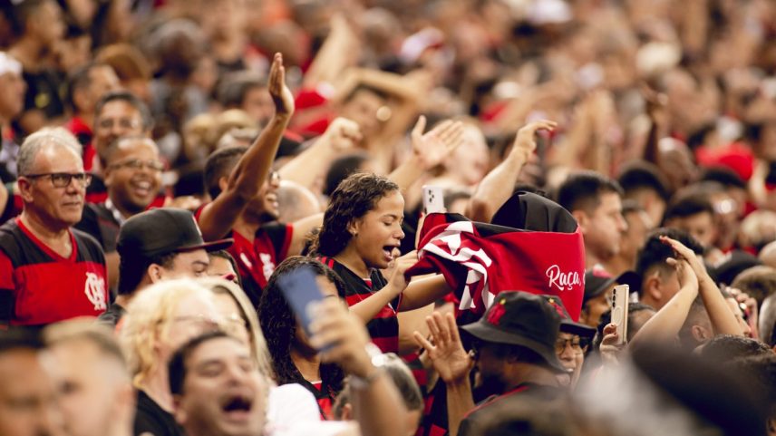 Torcida do Flamengo presente no Maracanã (Foto: Adriano Fontes/Flamengo)