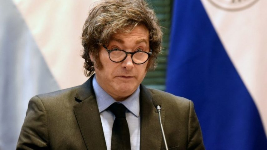 Presidente da Argentina, Javier Milei (Foto: Daniel Duarte/AFP)