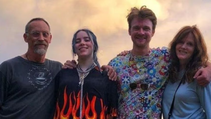 Patrick O’Connell, Billie Eilish, Finneas O’Connell e Maggie Baird (Foto: Instagram)