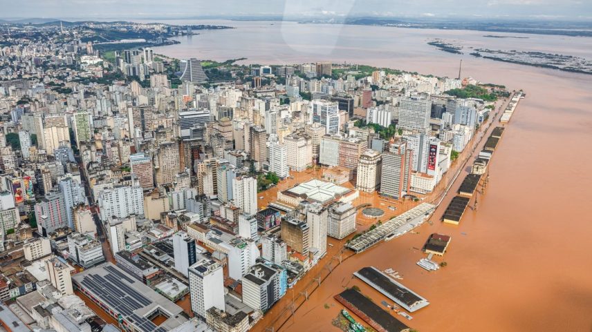 Somente as enchentes históricas no Rio Grande do Sul levaram a prejuízos superiores a R$ 70 bilhões (Foto: Ricardo Stuckert/Presidência da República/Divulgação)