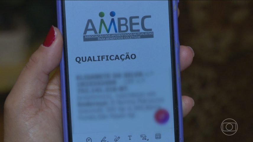 Fraude no INSS: mais de 170 mil vítimas contestam as justificativas apresentadas pelas associações que retiraram o dinheiro (Foto: Jornal Nacional/ Reprodução)
