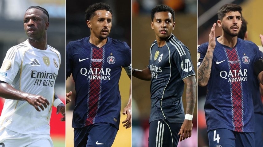 Os brasileiros em ação na semifinal do Mundial (Foto: Richard Pelham/Getty Images/AFP; Alex Grimm/Getty Images/AFP; Francois Nel/Getty Images/AFP; Alex Grimm/Getty Images/AFP)