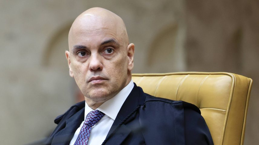 Ministro Alexandre de Moraes durante sessão do STF em Brasília (Foto: Fellipe Sampaio - 25.jun.2025/Divulgação STF)