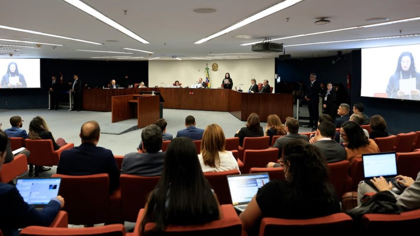 Primeira Turma do STF onde tramita processo por tentativa de golpe contra o ex-presidente Jair Bolsonaro (Foto: Rosinei Coutinho/STF)