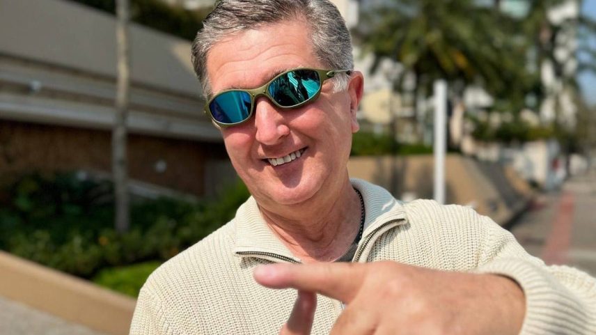 Topazio Neto (PSD), prefeito de Florianópolis, durante campanha eleitoral do ano passado, quando venceu em primeiro turno (Foto: Topazio Neto no Facebook)