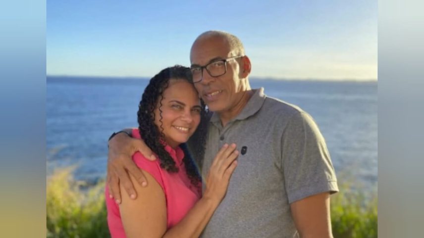 Carine Carvalho foi atingida por um tiro na cabeça. (Foto: Reprodução/TV Bahia)