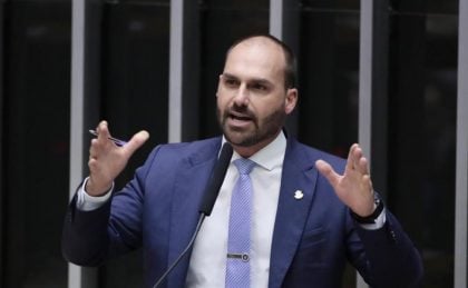 Deputado federal Eduardo Bolsonaro. (Foto: Zeca Ribeiro/Câmara dos Deputados)