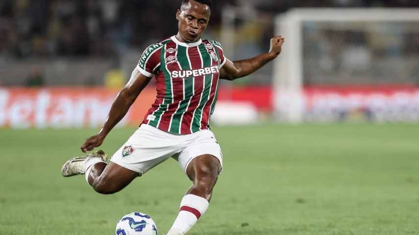 Jhon Arias assinará contrato de quatro anos com Wolverhampton, da Inglaterra (Foto: LUCAS MERÇON / FLUMINENSE F.C.)