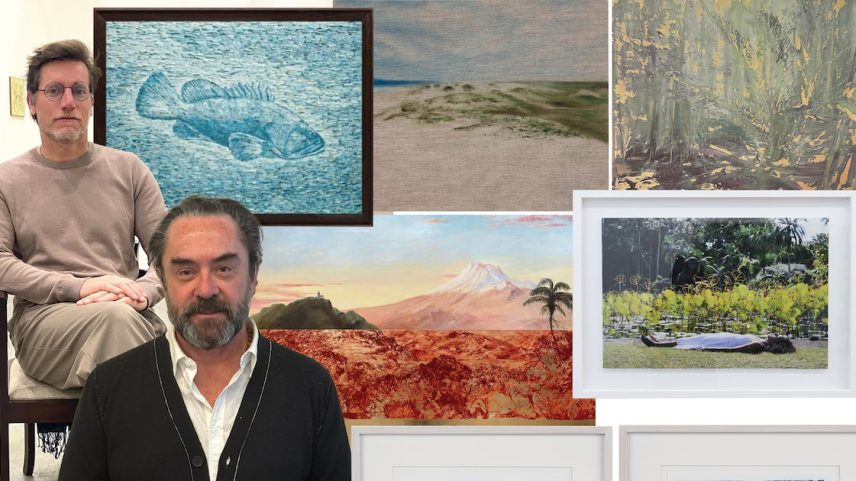 João Azinheiro agora conta com o reforço de Edu Leme, da Galeria Leme. (Foto: Colagem de Thais Barroco sobre fotos de Arquivo Pessoal, Filipe Berndt, Pedro Vaz, Cortesia de Vik Muniz, Cortesia de Kubikgallery, Cortesia de Galeria Leme e Antoine Henry Jonquères)