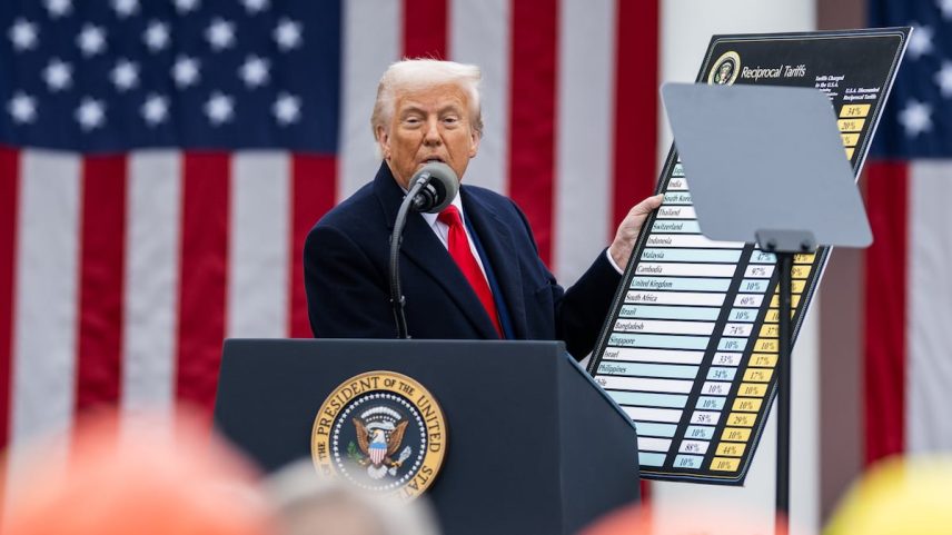 Donald Trump, no dia 2 de abril, na Casa Branca. (Foto: DPA via Europa Press)
