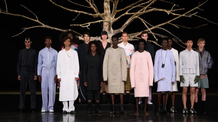 P. Andrade: primeira marca de moda brasileira a desfilar na Semana de Moda Masculina de Paris (Foto: Umberto Fratini/Gorunway.com/Divulgação)