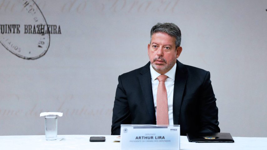 O ex-presidente da Câmara Arthur Lira (PP-AL), que falou nesta quinta em Lisboa (Foto: Rosinei Coutinho - 3.mai.2023/STF)