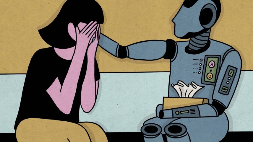 IA é usada para terapia e suporte emocional (Foto: Catarina Pignato)
