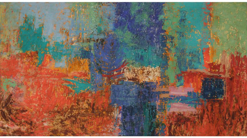 George Morrison, Traversal, 1958. (Foto: Art Bridges)