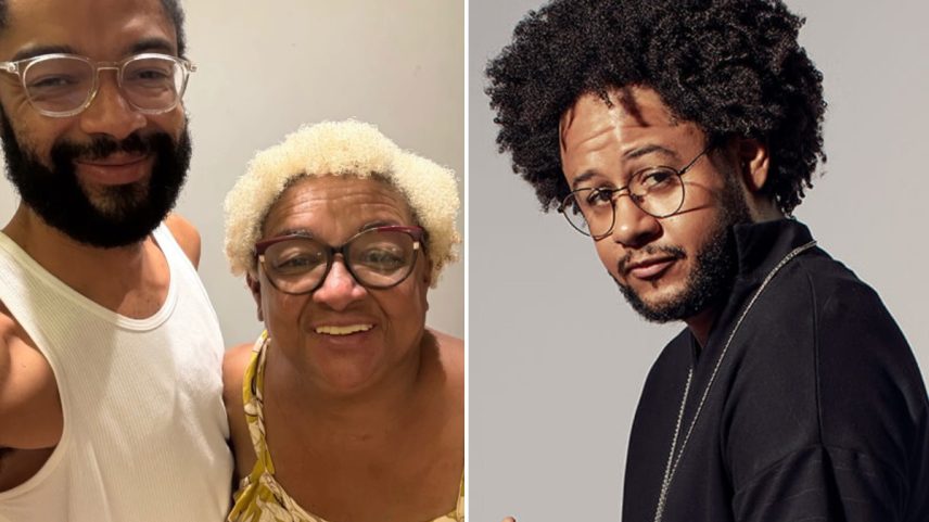 Fióti posa com a mãe após rompimento com o irmão, Emicida: 'Obrigado por tudo, rainha' (Foto: Reprodução/Instagram)
