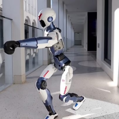 China revela robôs lutadores para promover entidade global de inteligência artificial