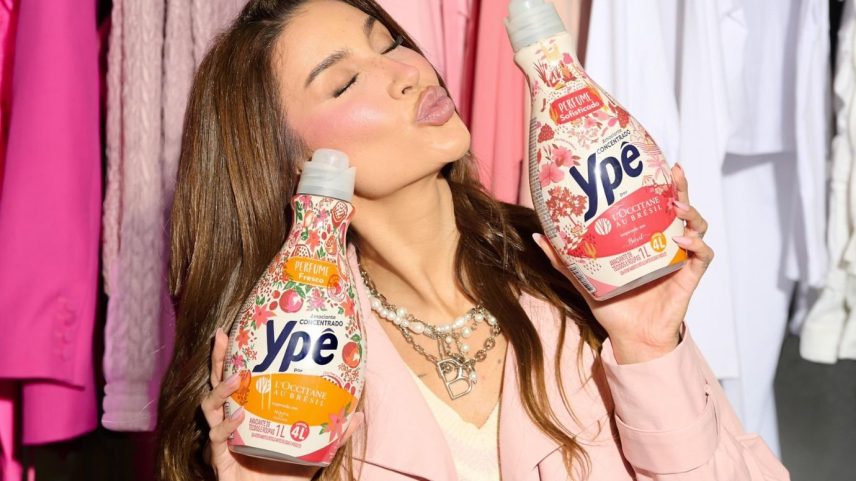 Bianca Andrade, rosto da campanha, destaca a conexão entre autocuidado e rotina: “É como levar o perfume da pele para as roupas” (Foto: Divulgação)