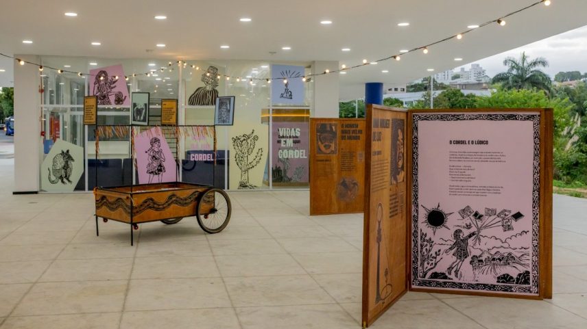 Estrutura foi montada pela Vale para exaltar grandes nomes da cultura popular (Foto: Divulgação)