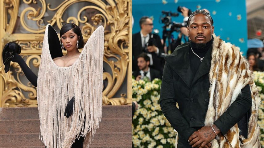 O romance entre Cardi B e Stefon Diggs pode ter enfrentado turbulências, pelo menos no universo das redes sociais (Foto: Getty Images)