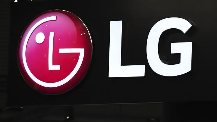 O logotipo da LG Electronics é visto no dia de abertura da exposição Integrated Systems Europe em Barcelona, em 31 de janeiro de 2023. (Foto: Pau Barrena | Afp | Getty Images)