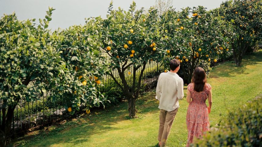 Limoneros del Hotel Caruso, en la costa amalfitana (Italia). (Foto: Reprodução)
