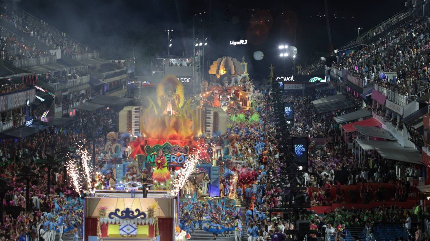 Desfile da Acadêmicos de Niterói em 2025 (Foto: Ronaldo Nina/Riotur)