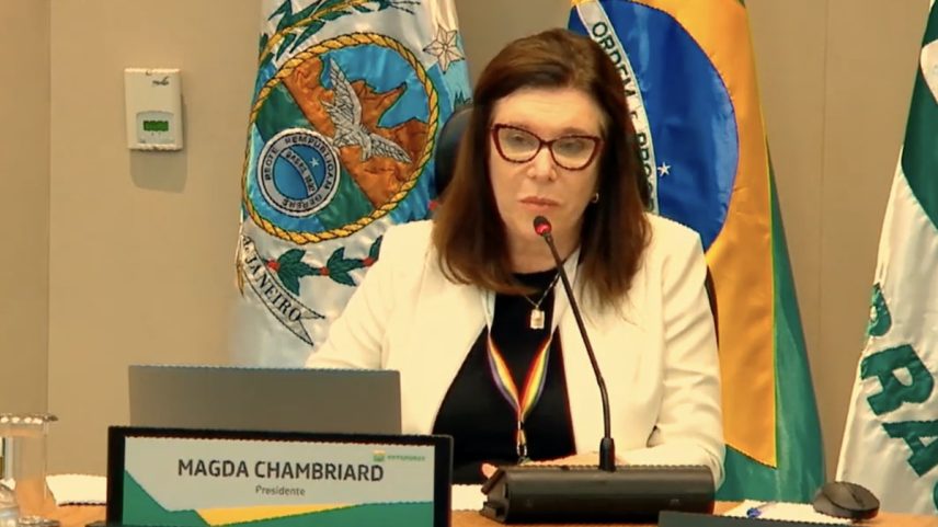 Magda Chambriard, presidente da Petrobras — Foto: Reprodução