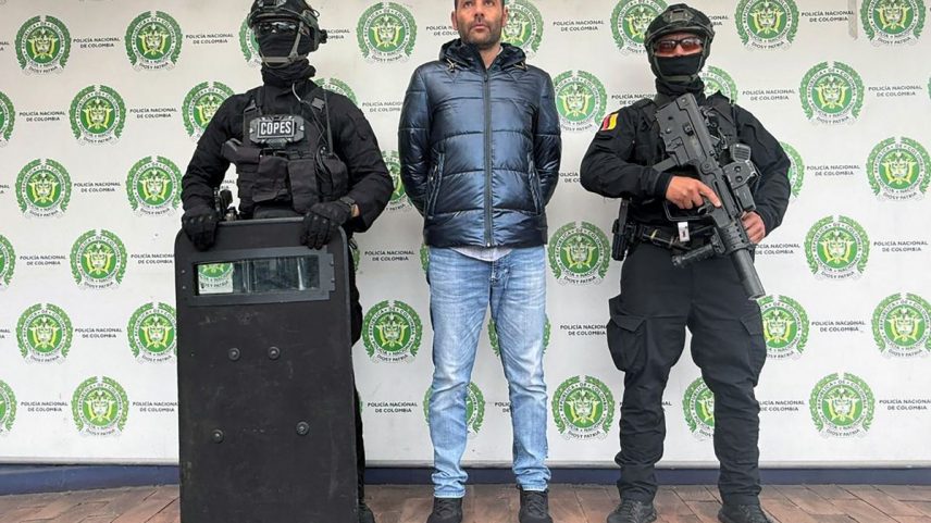 Giuseppe Palermo — Foto: Assessoria de Imprensa da Polícia Nacional da Colômbia / AFP
