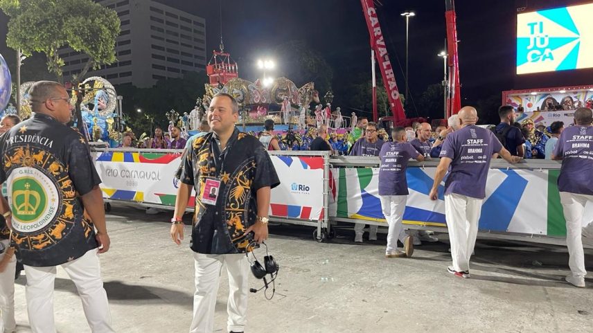 Vinicius Drumond é vice-presidente da Imperatriz Leopoldinense e herdeiro do bicheiro Luizinho Pacheco (Foto: Vera Araújo)