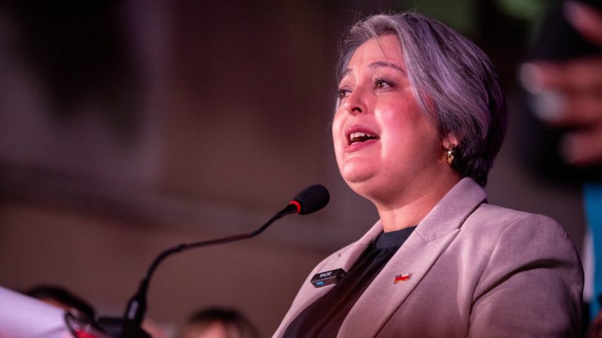 Jeannette Jara em Santiago, Chile, no dia 29 de junho de 2025. (Foto: Cristóbal Venegas)