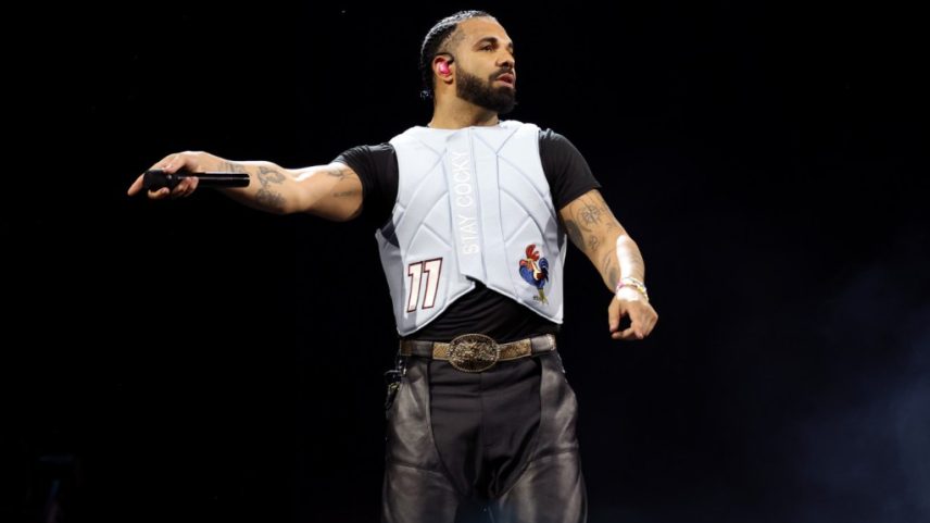 Drake respondeu enquanto a multidão gritava "f—k Kendrick" durante sua apresentação no Wireless Fest 2025 em Londres. (Foto: Reprodução)