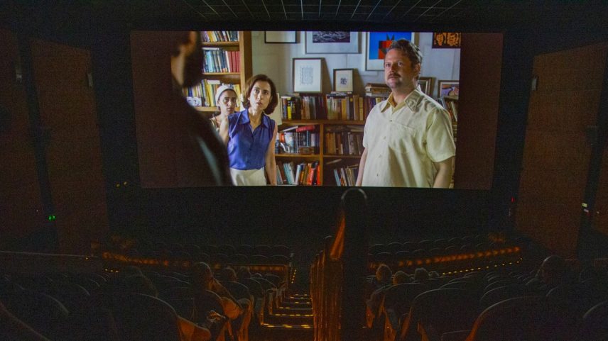 Sessão de 'Ainda estou aqui' no Cinesystem Botafogo, no Rio (Foto: Domingos Peixoto / Agência O Globo)