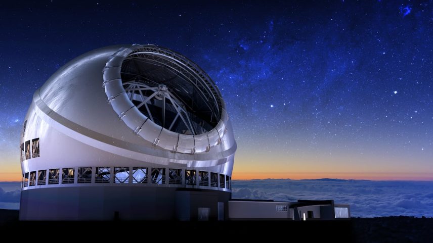 Recriação do Telescópio de Treinta Metros. (Foto: Reprodução)