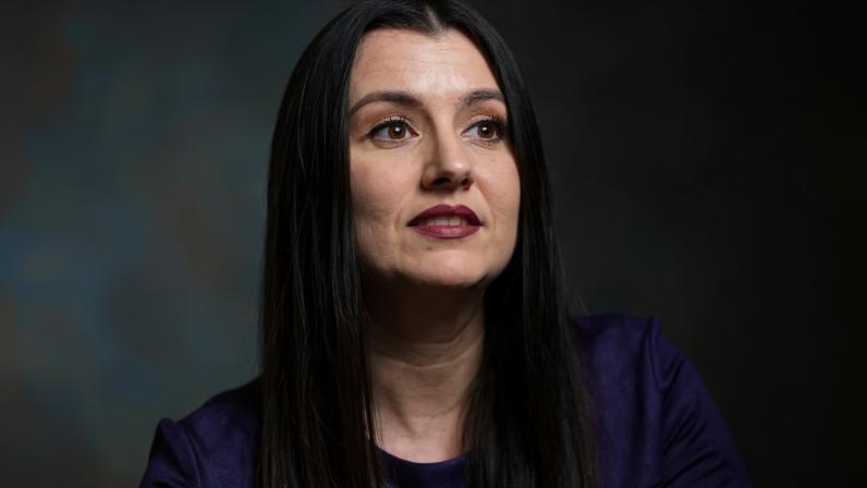 Fidji Simo, chief executive officer of Instacart Inc., during a Bloomberg Studio 1.0 interview in 2022.