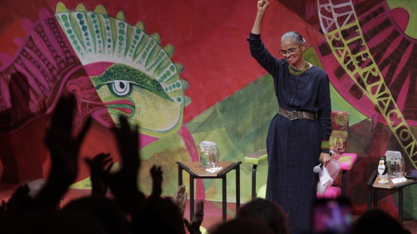 Ministra Marina Silva na Flip (Foto: Alexandre Cassiano)