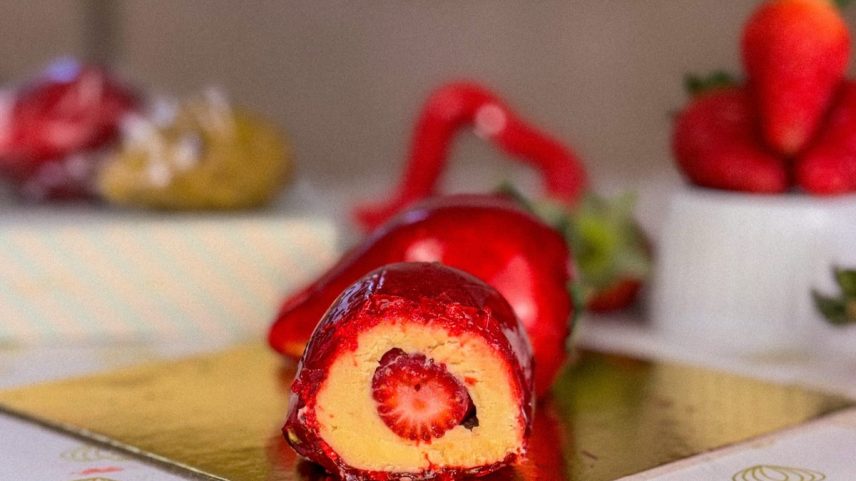 A Encanteria preparou duas versões do morango do amor além da tradicional (Foto: Divulgação)