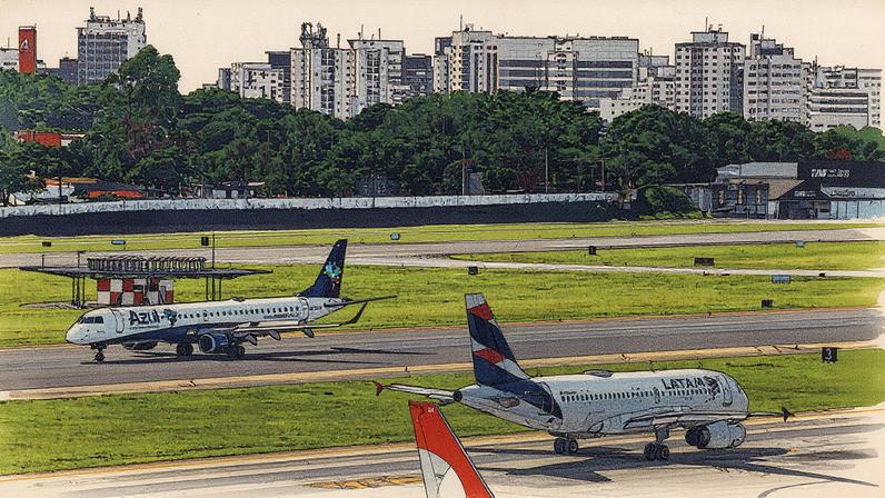 Aeroporto de Congonhas - Bruno Santos/15.mar.24/Folhapress