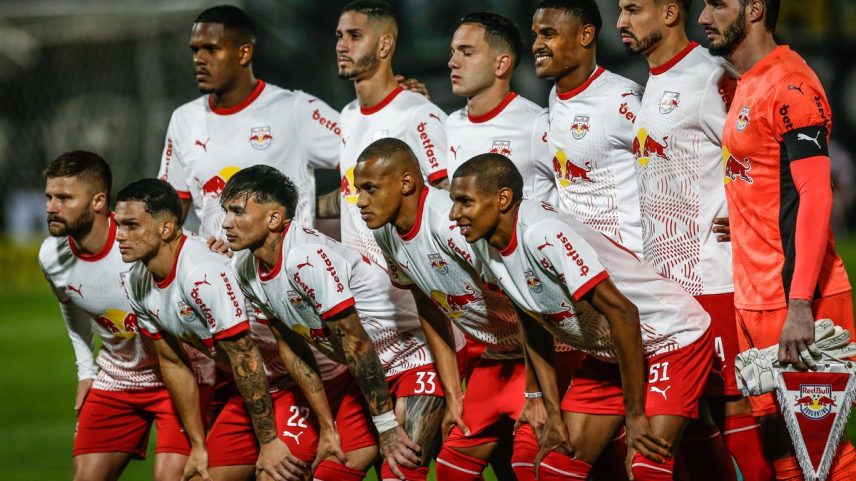 Bragantino ficou na bronca com a arbitragem (Foto: Ari Ferreira/Red Bull Bragantino)