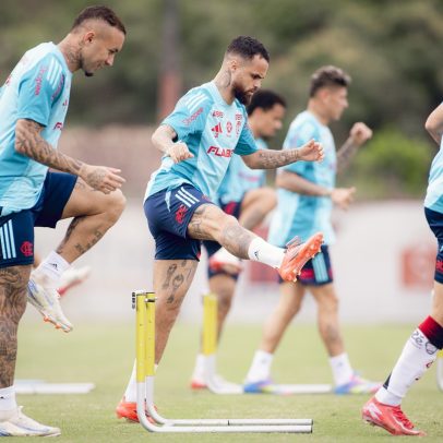 Michael é poupado por Filipe Luís e não é relacionado para o jogo do Flamengo