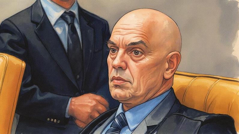 Ministro do STF Alexandre de Moraes em 4 de junho de 2025. (Foto: Evaristo Sá/AFP)