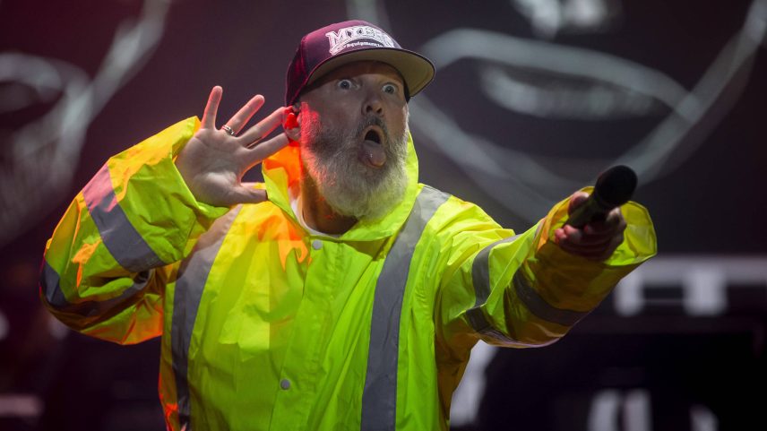 A banda americana Limp Bizkit se apresentou no palco Samsung Galaxy durante show no segundo dia do festival Lollapalooza 2024, realizado no autódromo de Interlagos. (Foto: Adriano Vizoni/Folhapress)