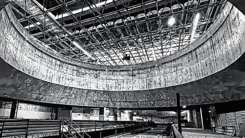 Plataforma construída nos anos 1970 na estação Dom Pedro 2º do metrô que nunca foi usada (Foto: Gustavo Basso/DW)