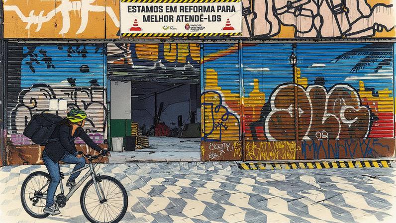 Centro de atendimento para a população em situação de rua atrasou para ser criado e foi inaugurado sem servir refeições (Foto: Danilo Verpa - 16.jun.25/Folhapress)