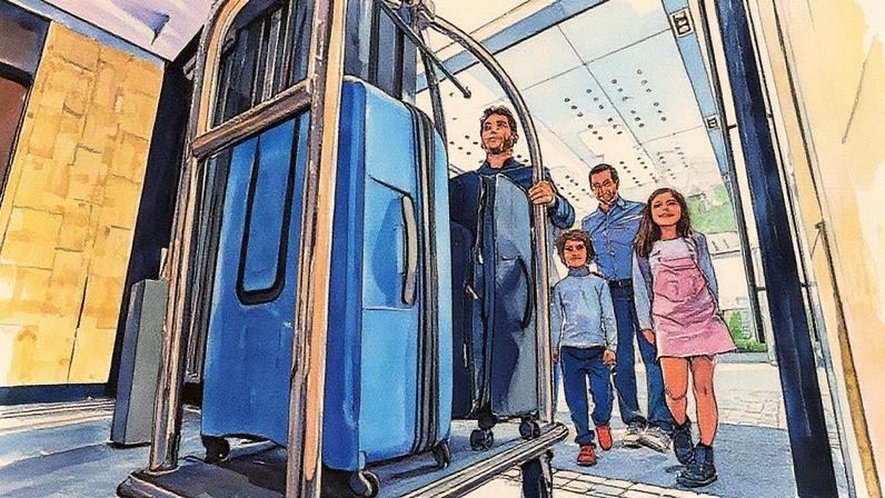 Bridgette Borst Ombres transformou uma conferência de tecnologia em Orlando em uma mini-férias no Walt Disney World. Sua família também a acompanhou em viagens de negócios para Nova York, disse ela. (Foto: Reprodução)