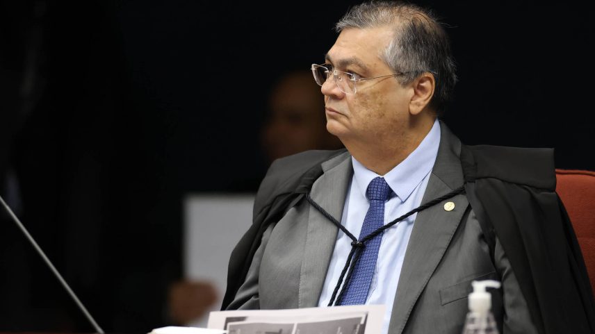 Flávio Dino em julgamento no STF (Foto: Antônio Augusto - 26.mar.25/Divulgação/STF)