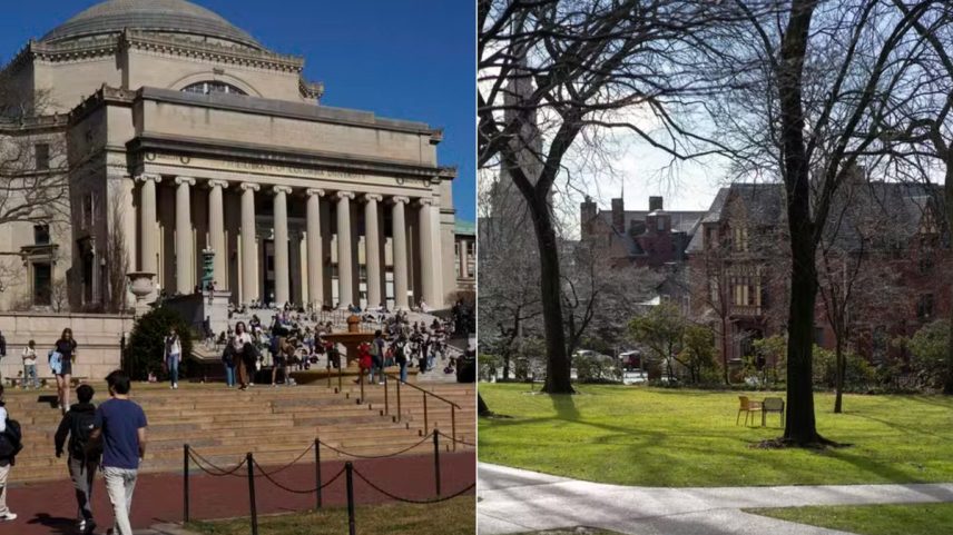Columbia e Brown — Foto: Bing Guan/The New York Times | Ian MacLellan/The New York Times