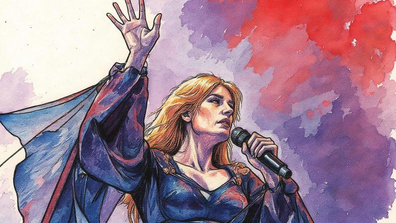 Um vídeo de Florence Welch gritando em um buraco no chão deixou os fãs animados com a possibilidade de que Florence + the Machine estejam se preparando para lançar um novo álbum. (Foto: Reprodução)